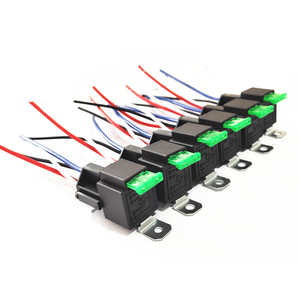 Waterproof Electric Power Relay 4 Pin 12v 40A with Fuse