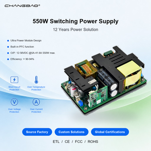 550W Power Module PFC 12V-54V Open Frame Switching Power Supply