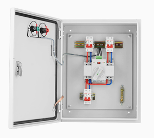 220V/230V ATS Dual Power Automatic Transfer Switch 2P 63A with Protective Box
