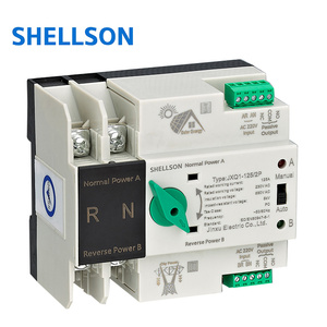 2P 16A 40A 63A 100A Automatic Transfer Switch Electrical Switches Dual Power Circuit Breakers