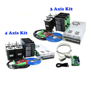 3Axis 4Axis CNC Kit Nema23 Stepper Motor Package