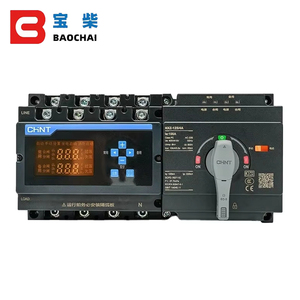 New CHNT NXZ-125 4A 100A-630A Single Three Phase Dual Power Automatic Transfer Switch Ats For Generator Change Over Switch