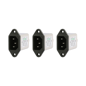 EMI Line Filter Power Entry Modules RFIFilter With Metal Case Product Category RFI Filters